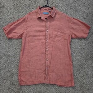 Tori Richard‎ Linen Shirt Size M Button Up Oceanside